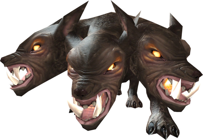 Three Headed Mythical Dog Cerberus.png