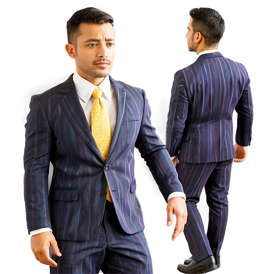 Three Piece Suit And Tie Png Rnd