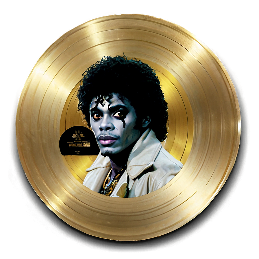 Thriller Album Gold Record Png Vbh25