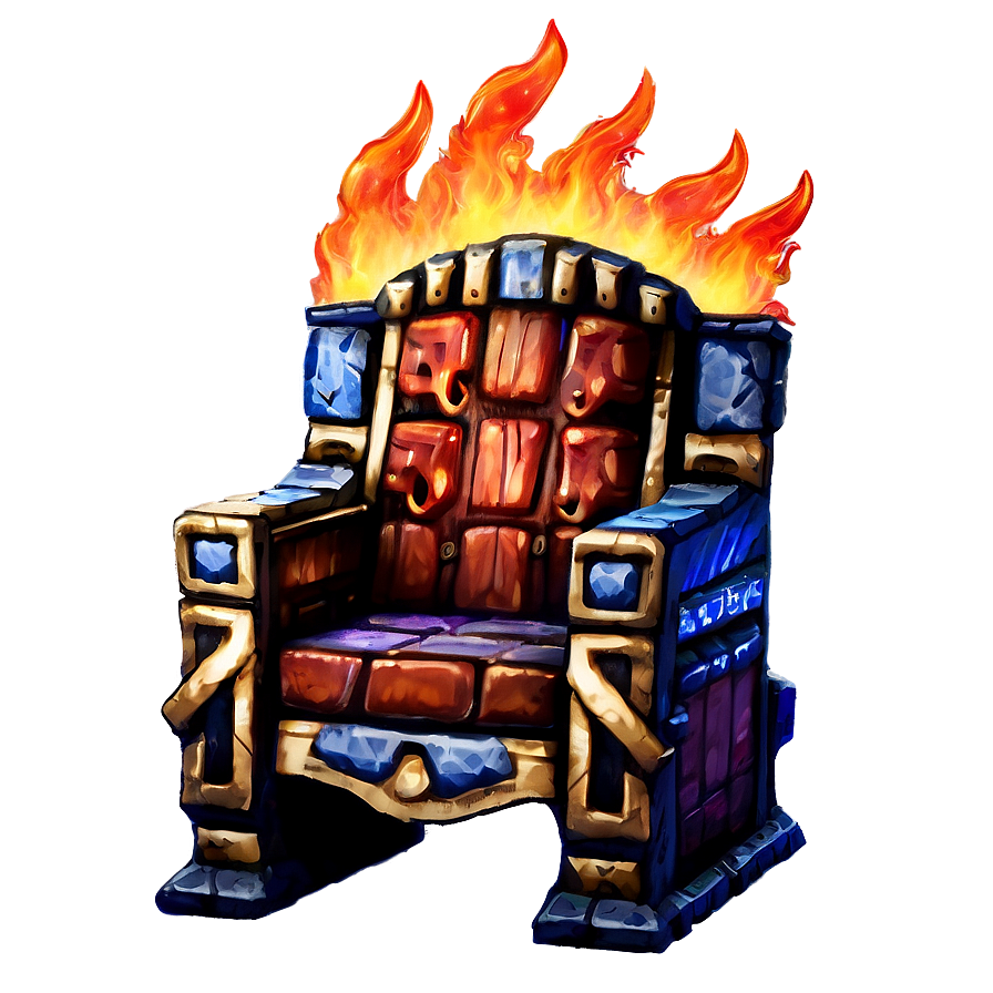 Throne Of Flames Png Rll