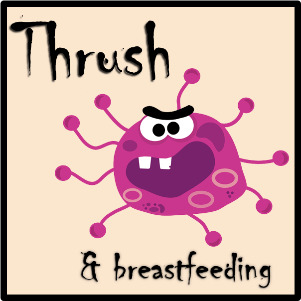 Thrushand Breastfeeding Illustration