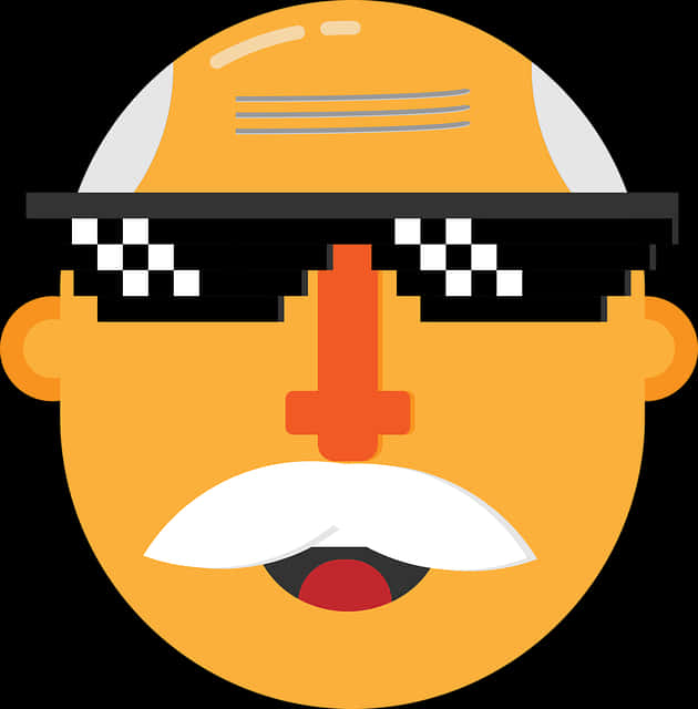 Thug Life Glasses Emoji