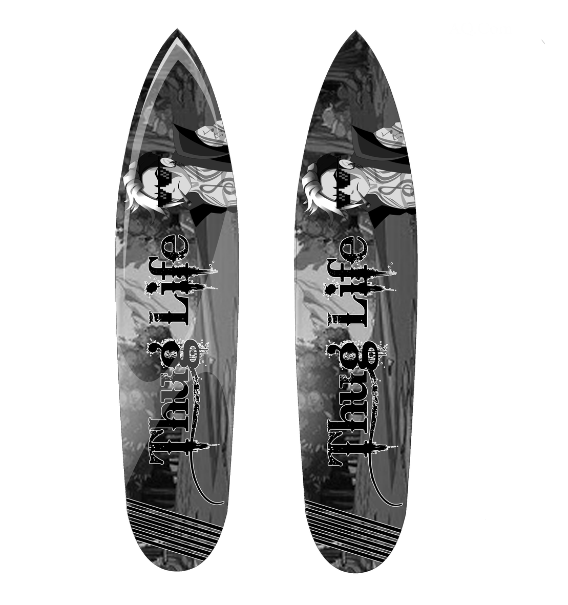 Thug Life Surfboard Design Comparison