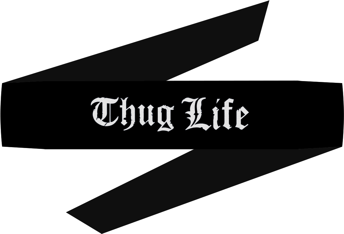 Thug Life Text Banner