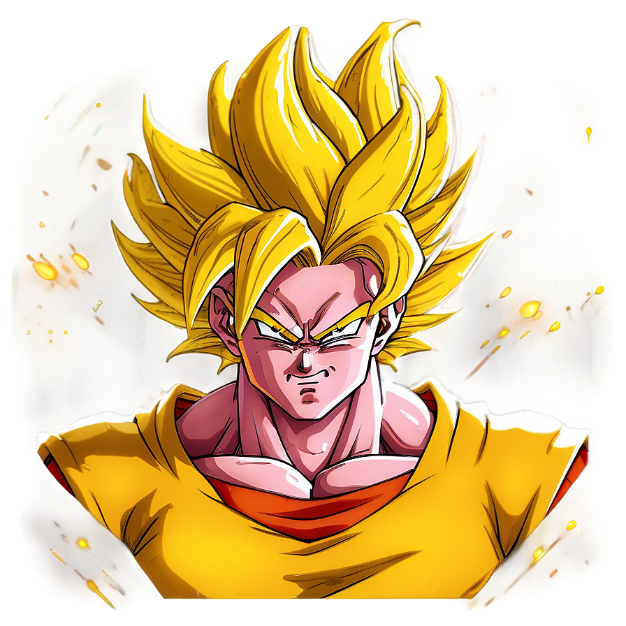 Thunder Super Saiyan Hair Png 40