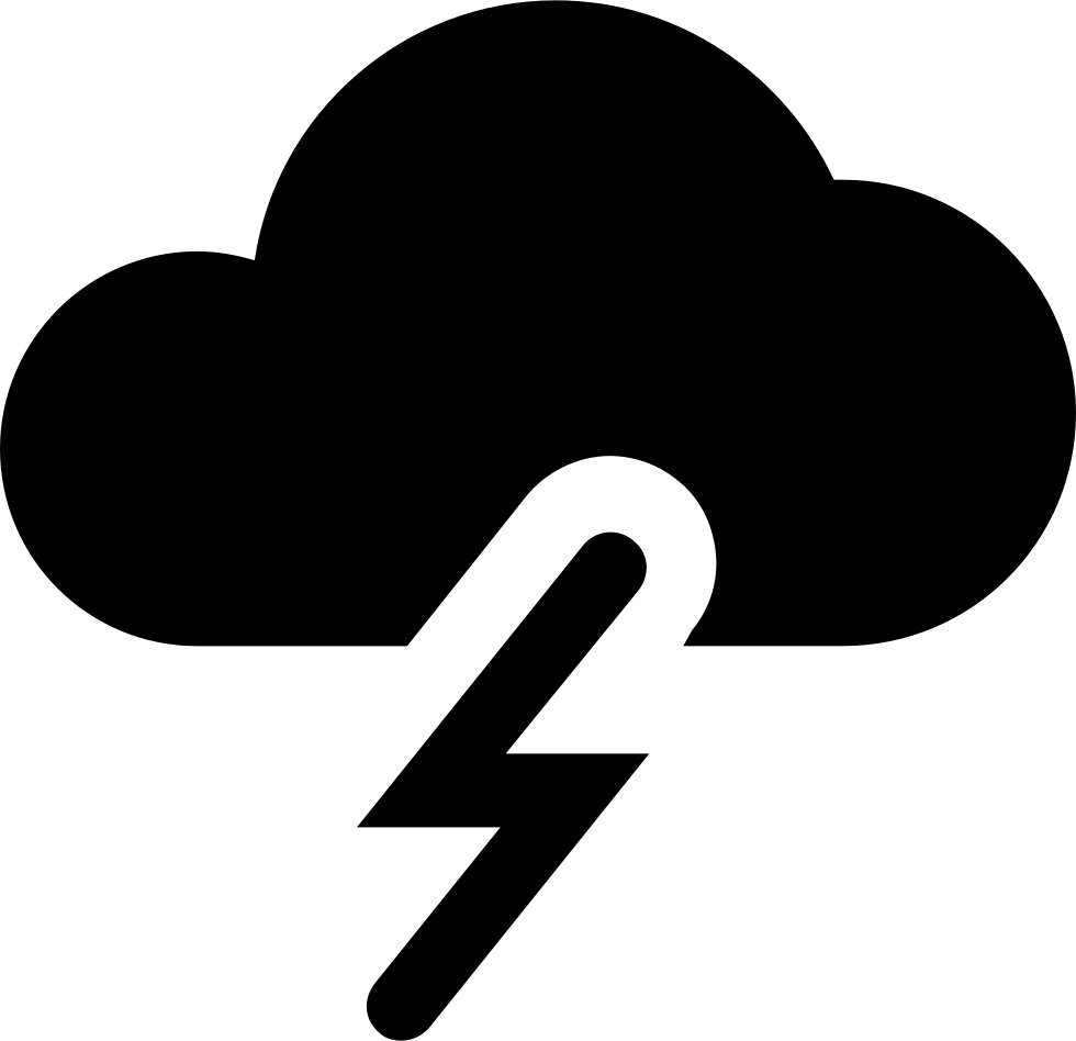 Thunderstorm Cloud Lightning Icon