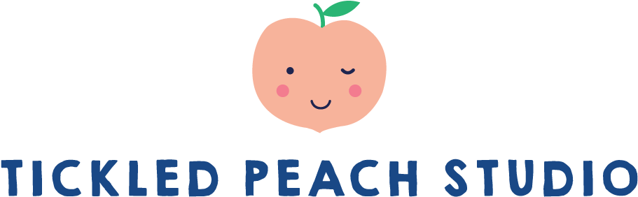 Tickled Peach Studio Logo