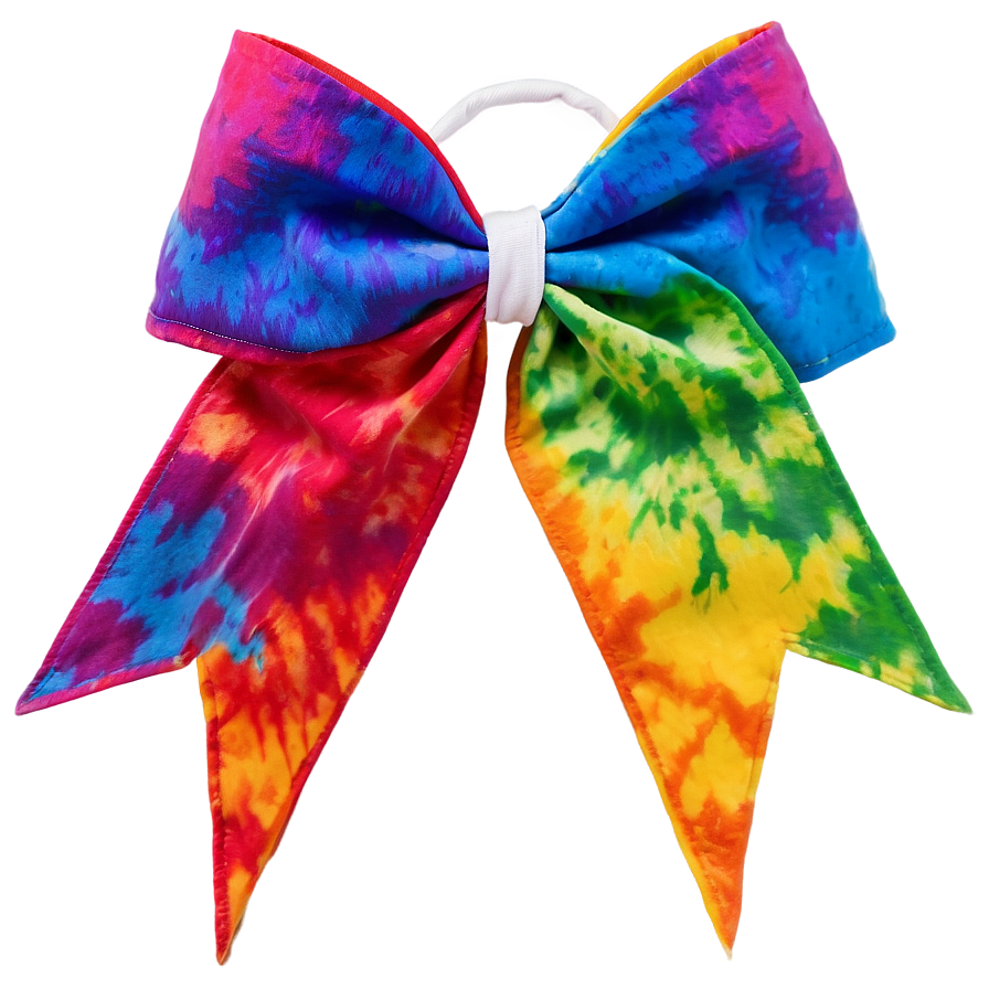 Tie-dye Cheer Bow Png 64