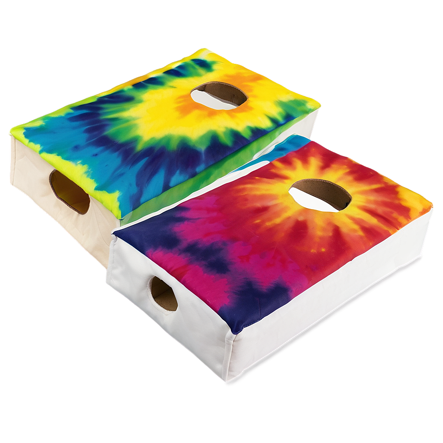 Tie-dye Cornhole Bag Png Lgt