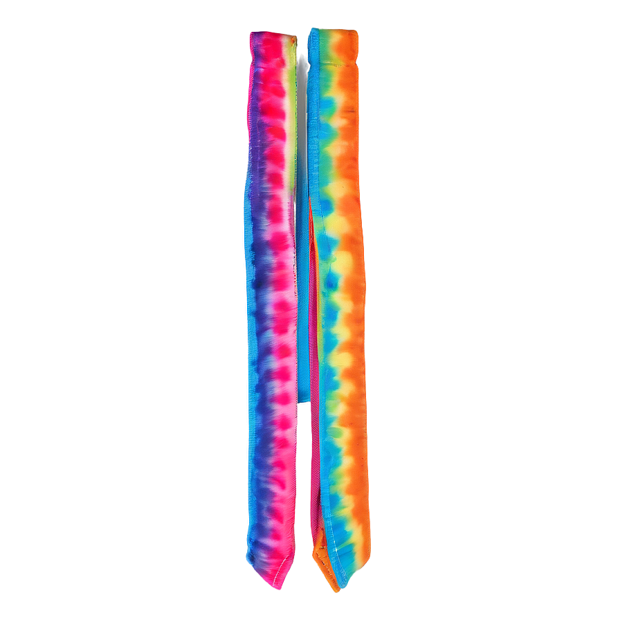 Tie-dye Hair Elastic Png Kep