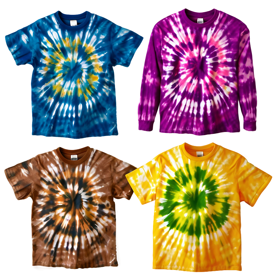 Tie Dye Shirt Collection Png 06282024