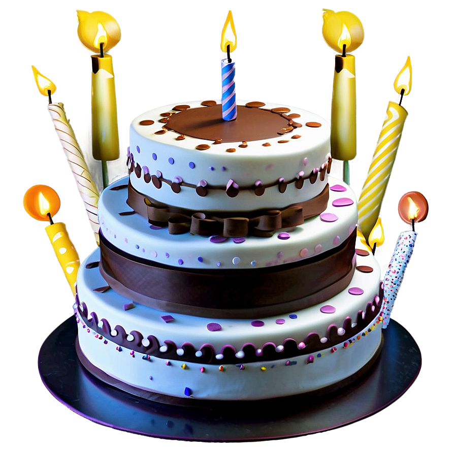 Tiered Birthday Cake Png 89