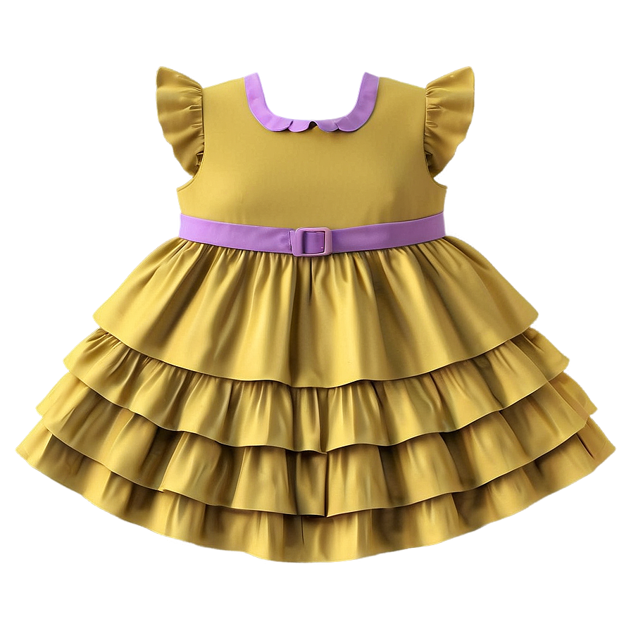 Tiered Ruffle Dress Png 9