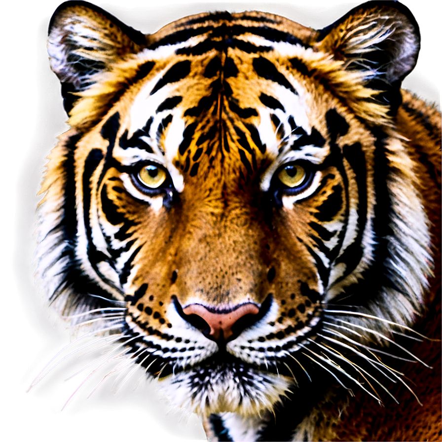 Tiger Face Close-up Png Gur15