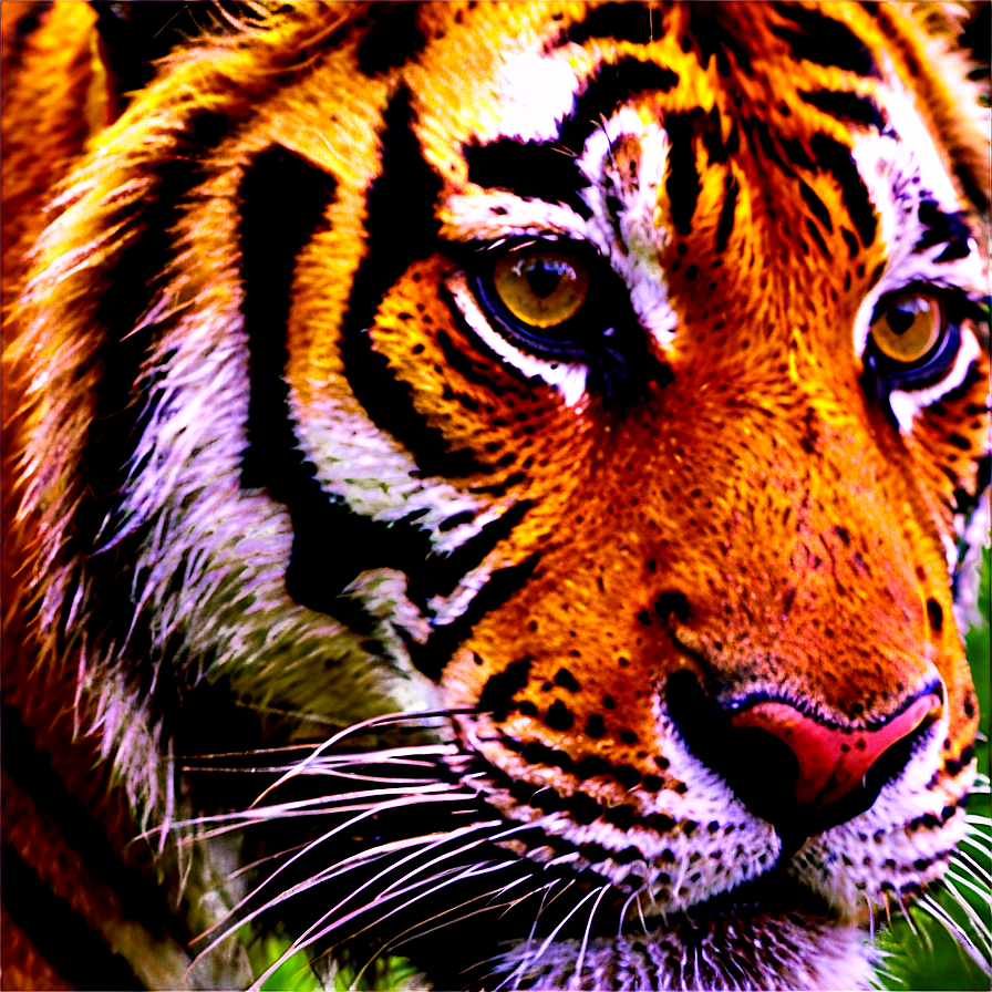 Tiger Face Close-up Png Spy70