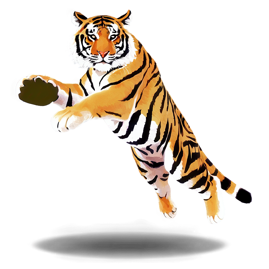 Tiger Jumping Png 05032024