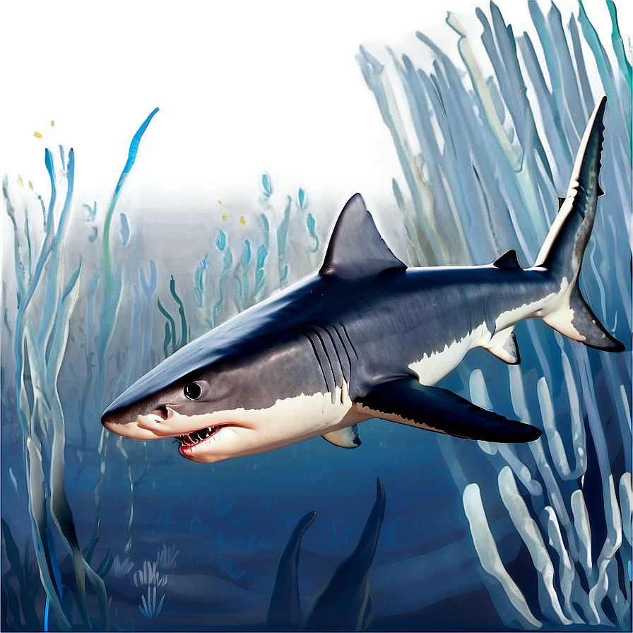 Tiger Shark Habitat Background Png Snu