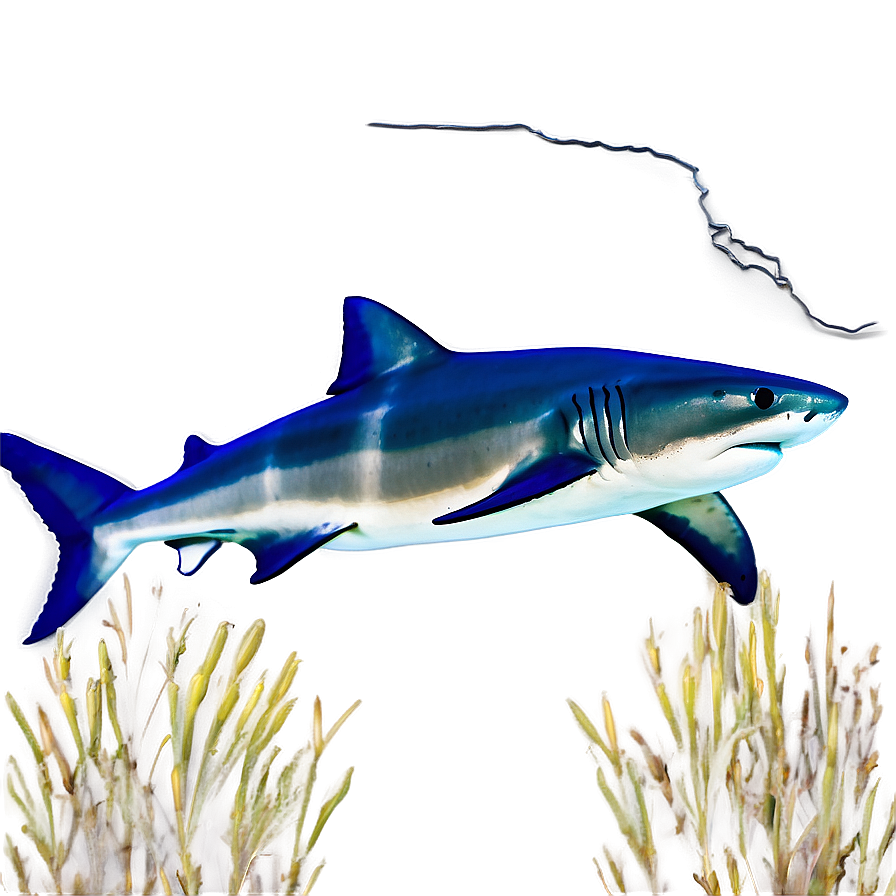 Tiger Shark On The Prowl Png Nby