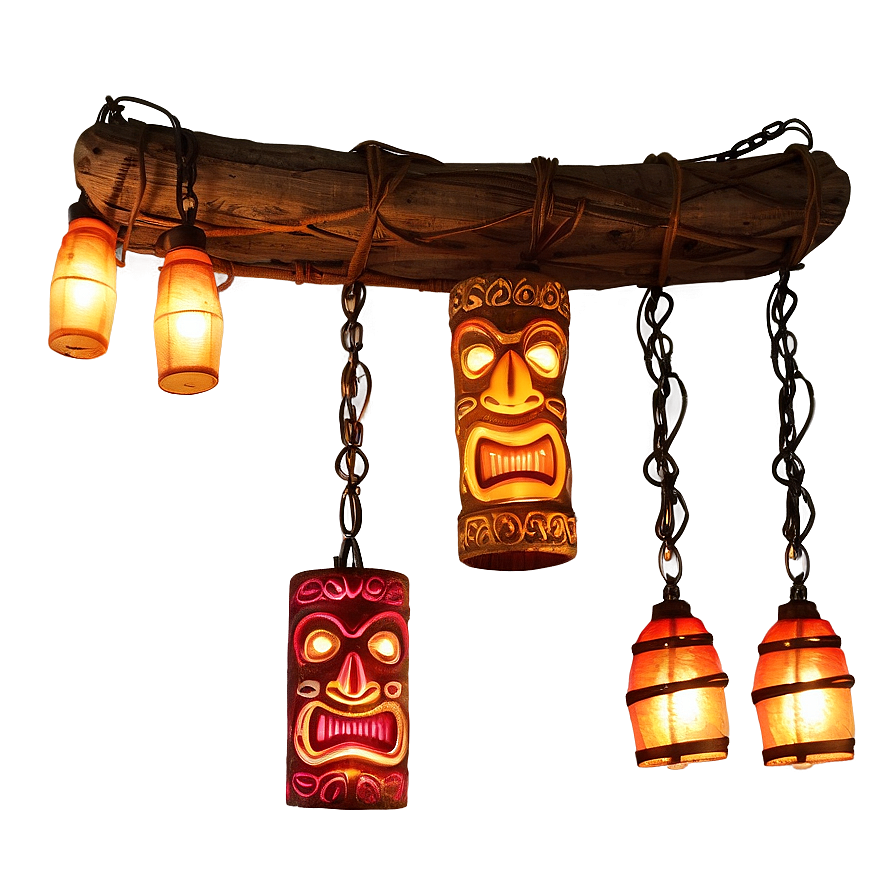 Tiki Bar Hanging Light Png 52