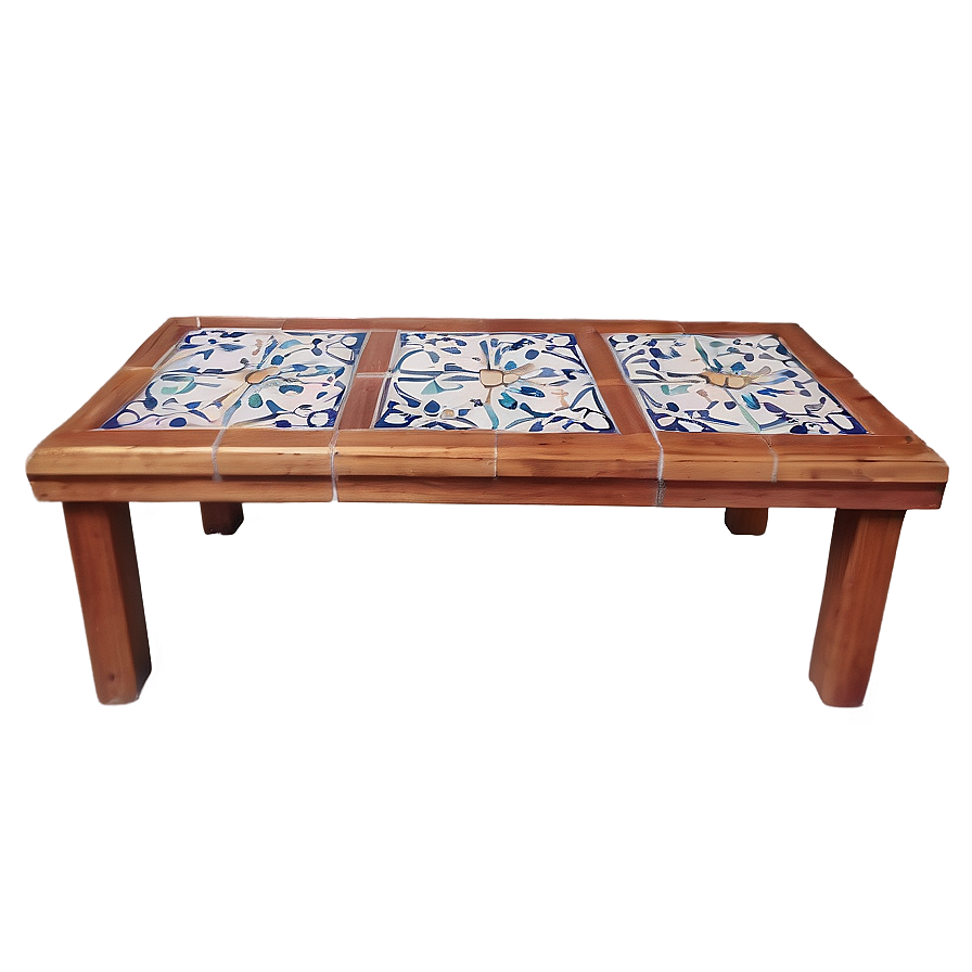 Tile Top Outdoor Table Png 06282024