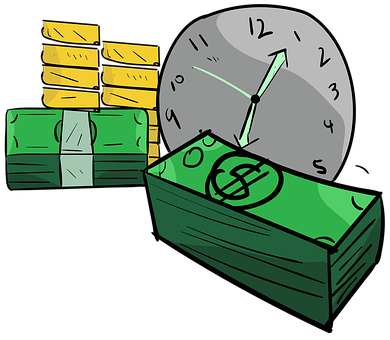 Time Is Money Concept Illustration