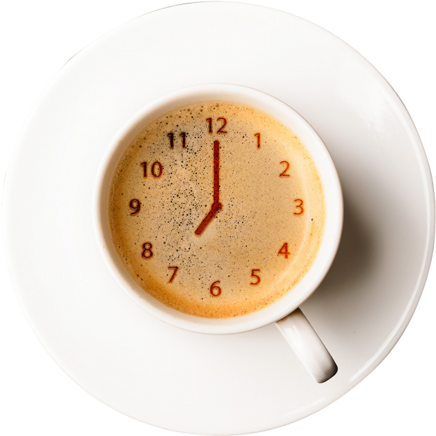 Timefor Coffee Clock Cup