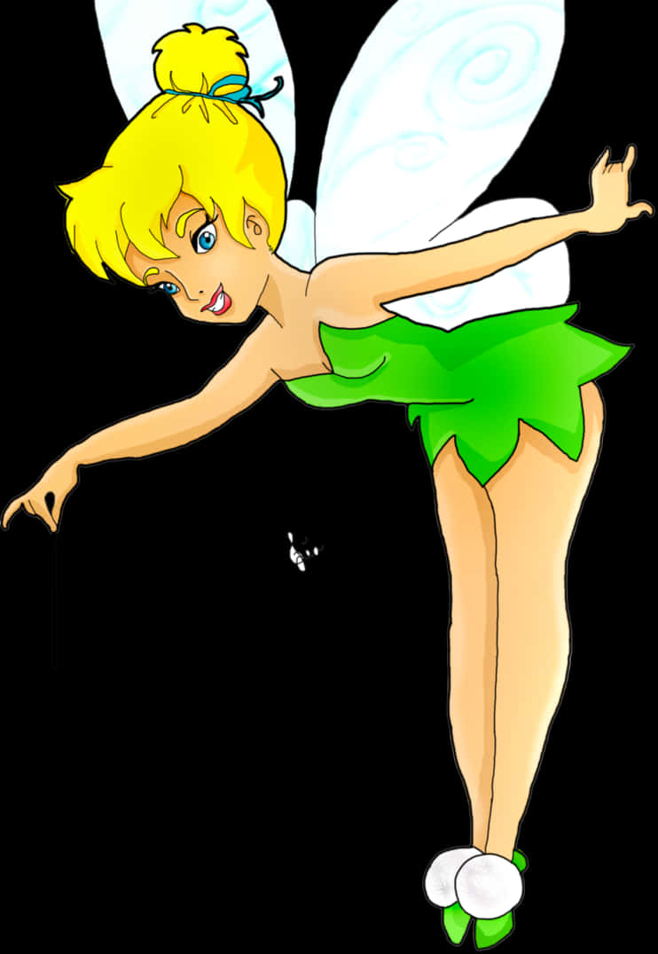 Tinkerbell Flying Pose