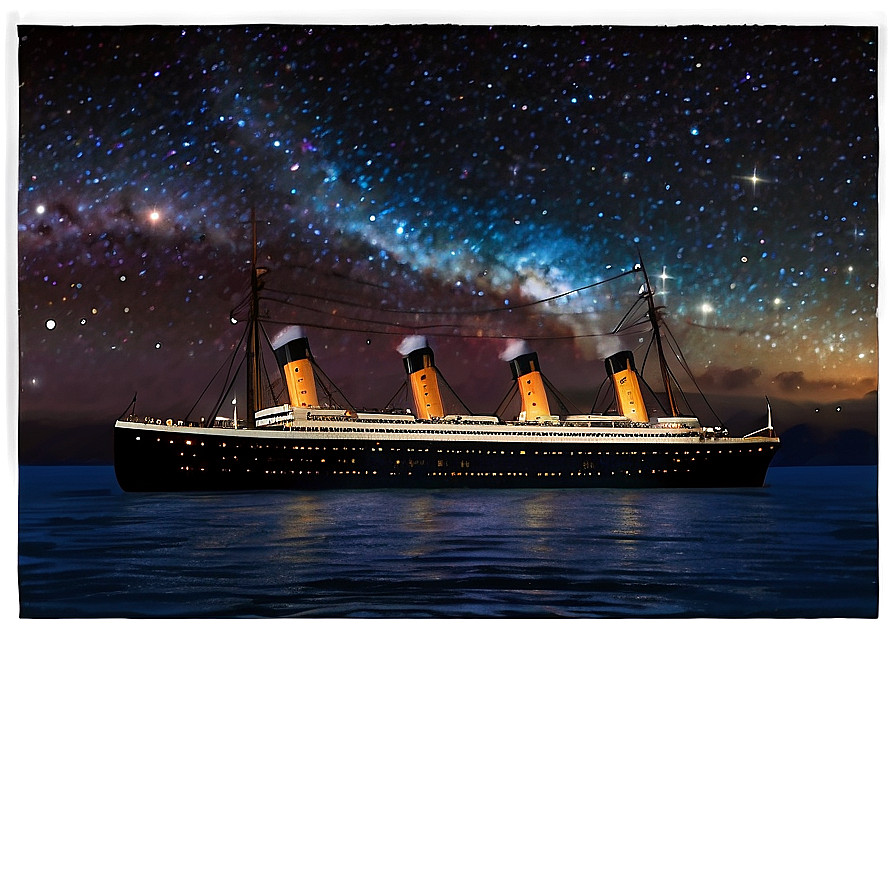 Titanic Night Sky Png 05212024