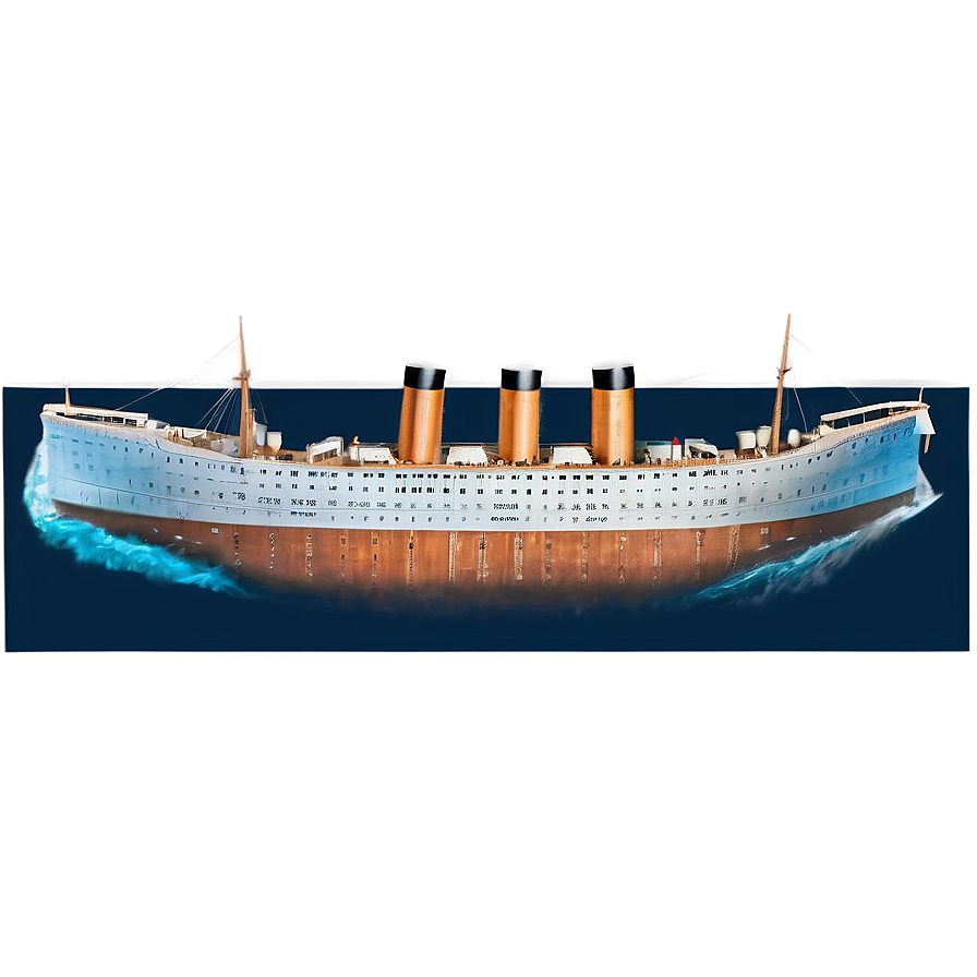 Titanic Ship Blueprint Png 29