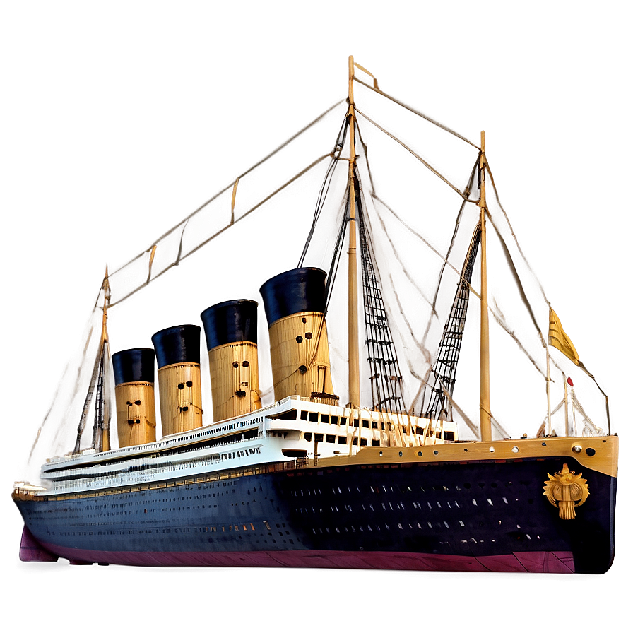 Titanic Ship Model Png 05212024