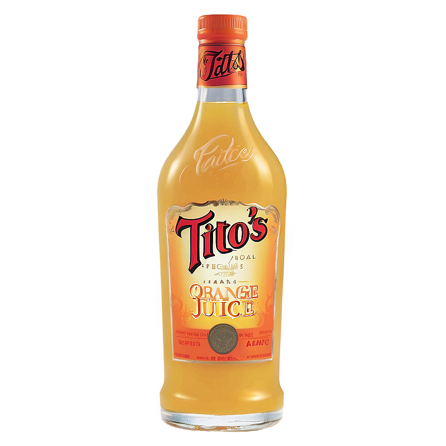 Tito's Vodka And Orange Juice Png 06252024