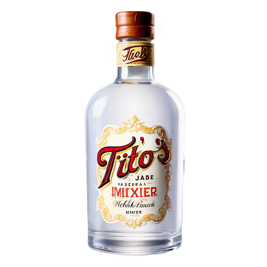 Tito's Vodka Mixer Png Occ