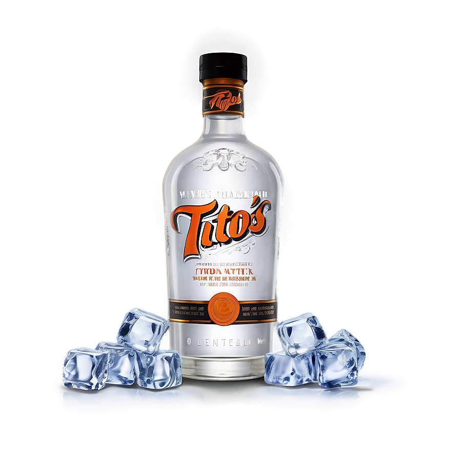 Tito's Vodka On The Rocks Png 59