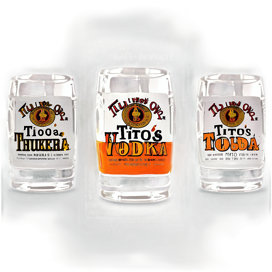 Tito's Vodka Shot Png Mud