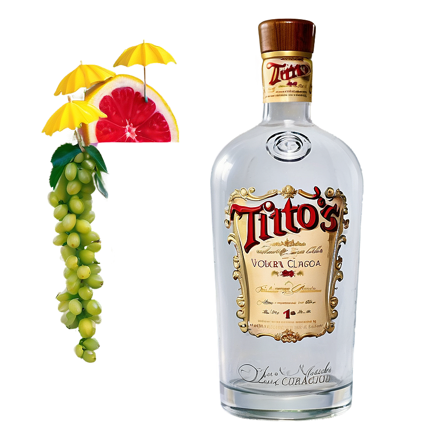 Tito's Vodka Summer Drink Png 06252024