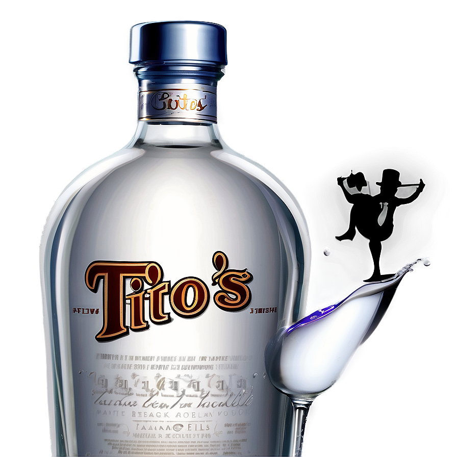 Tito's Vodka With Mixer Png Llm