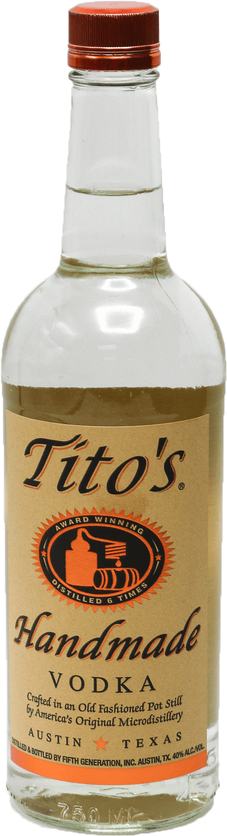 Titos Handmade Vodka Bottle