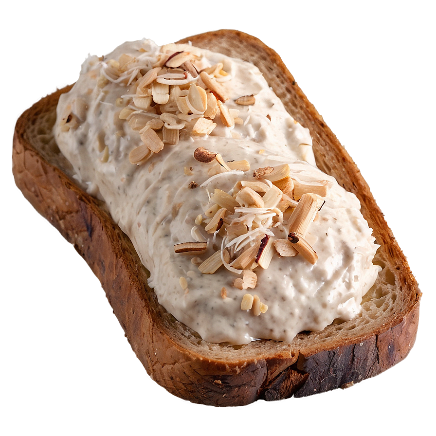 Toast With Coconut Spread Png 47