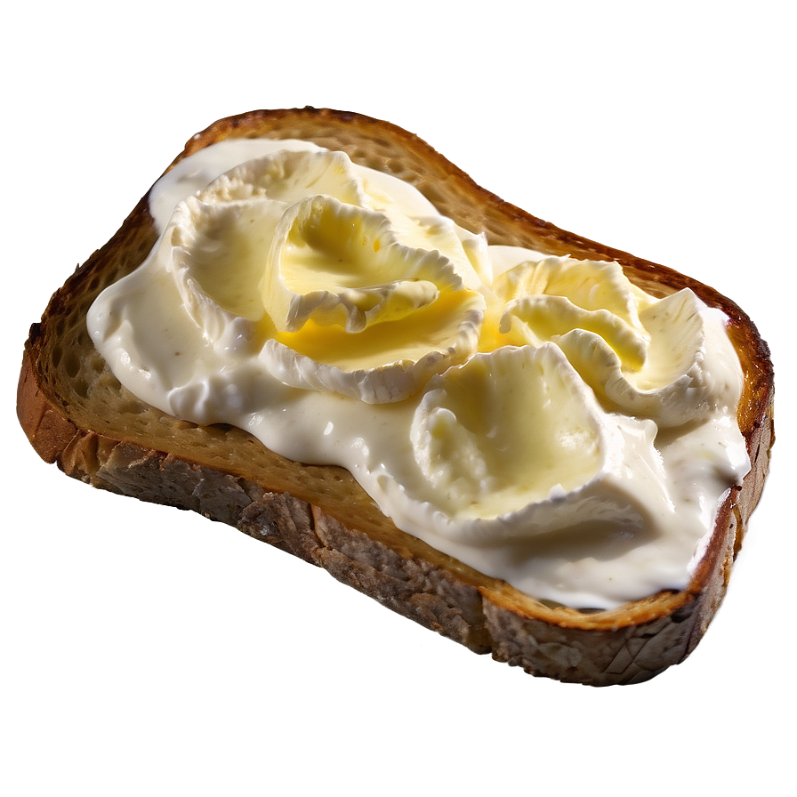 Toast With Mascarpone Png 05242024