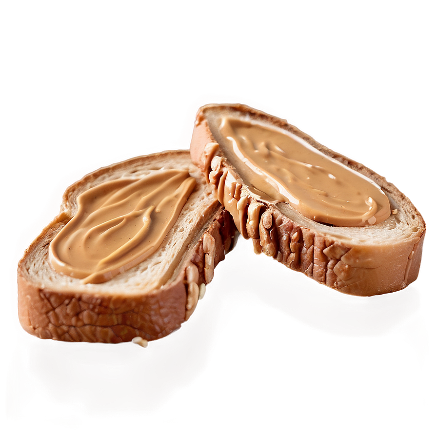 Toast With Peanut Butter Png 16