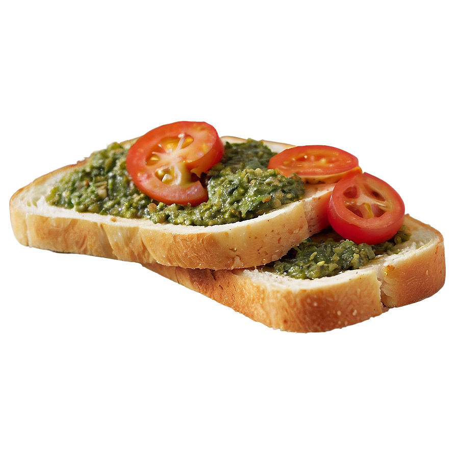 Toast With Pesto Png Aky93