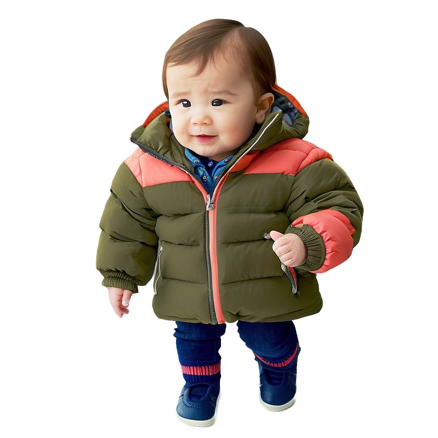 Toddler In Winter Coat Png 92