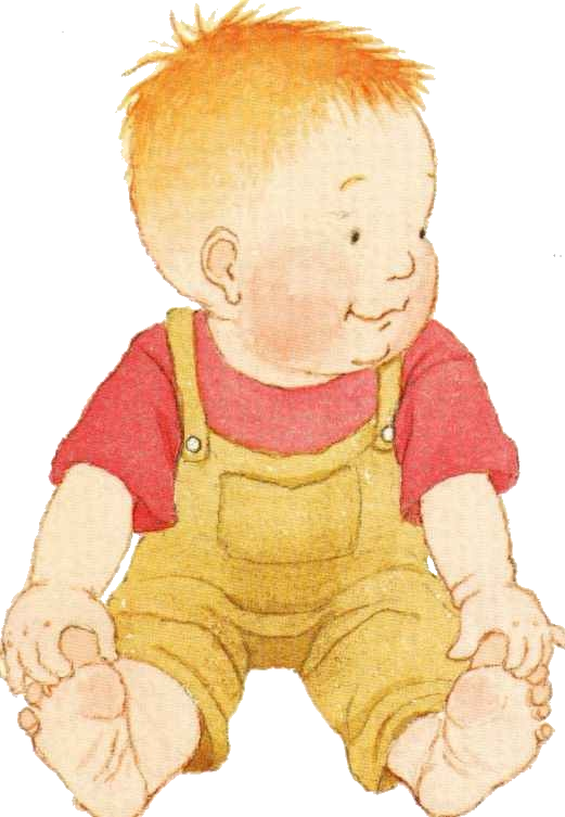 Toddlerin Overalls Illustration