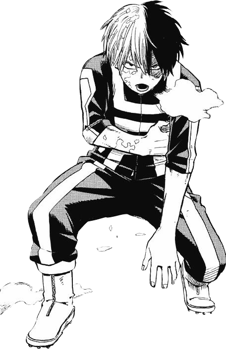 Todoroki Shoto Exhausted Moment