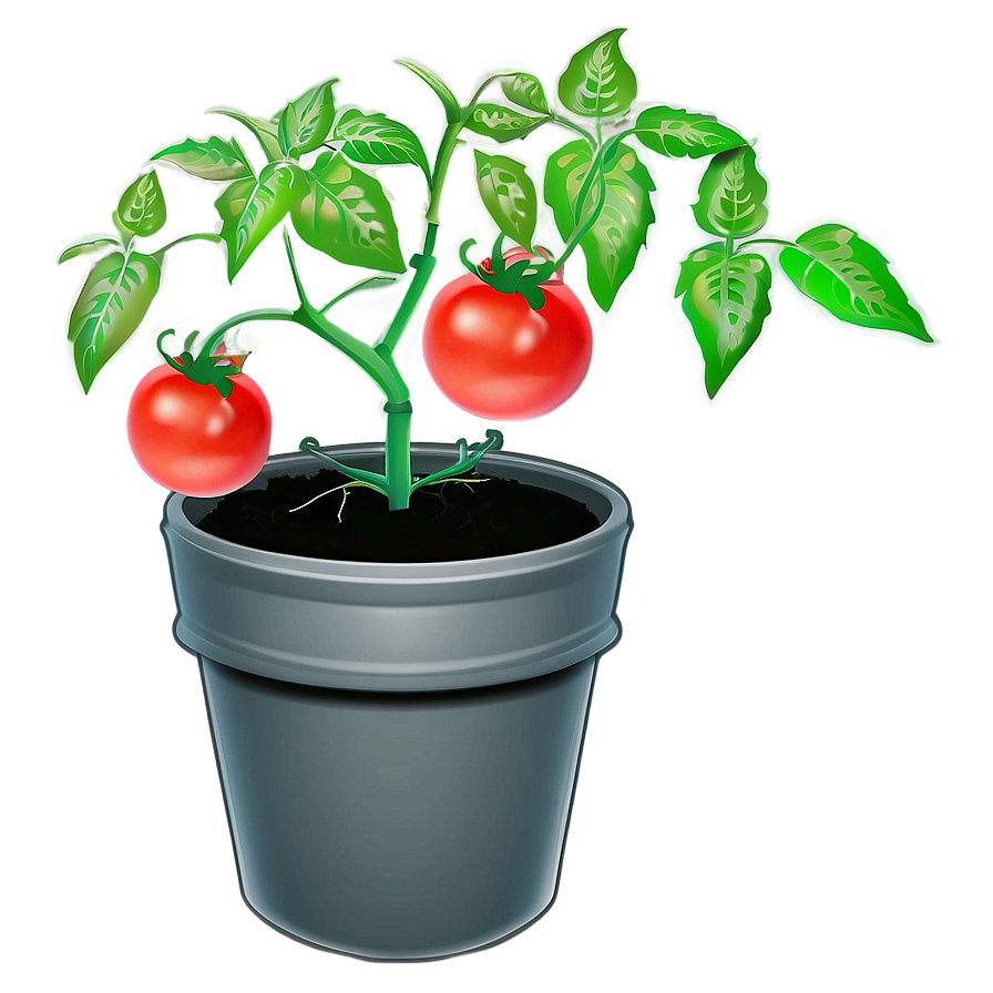 Tomato Plant Growth Png Bff