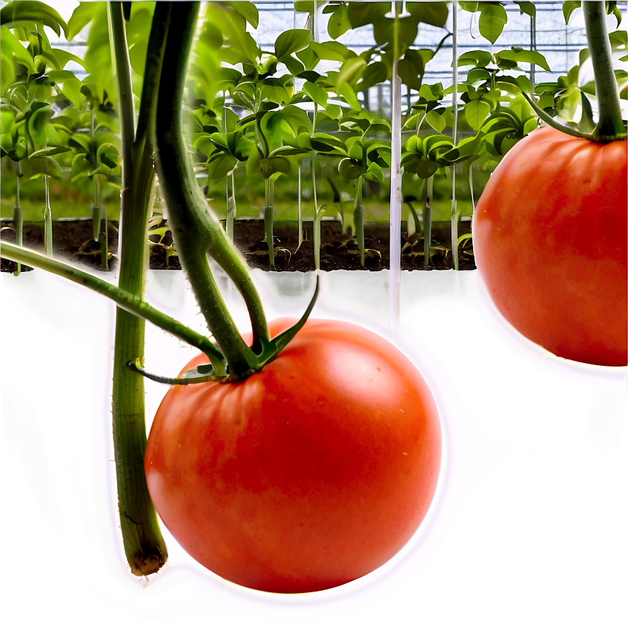 Tomato Plant In Greenhouse Png Efv