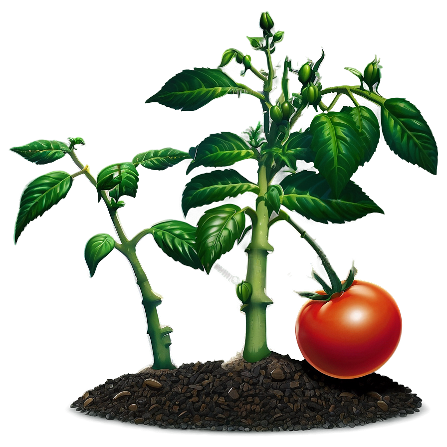 Tomato Plant Pruning Png Xio92