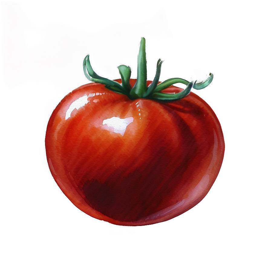 Tomato Watercolor Png 05242024