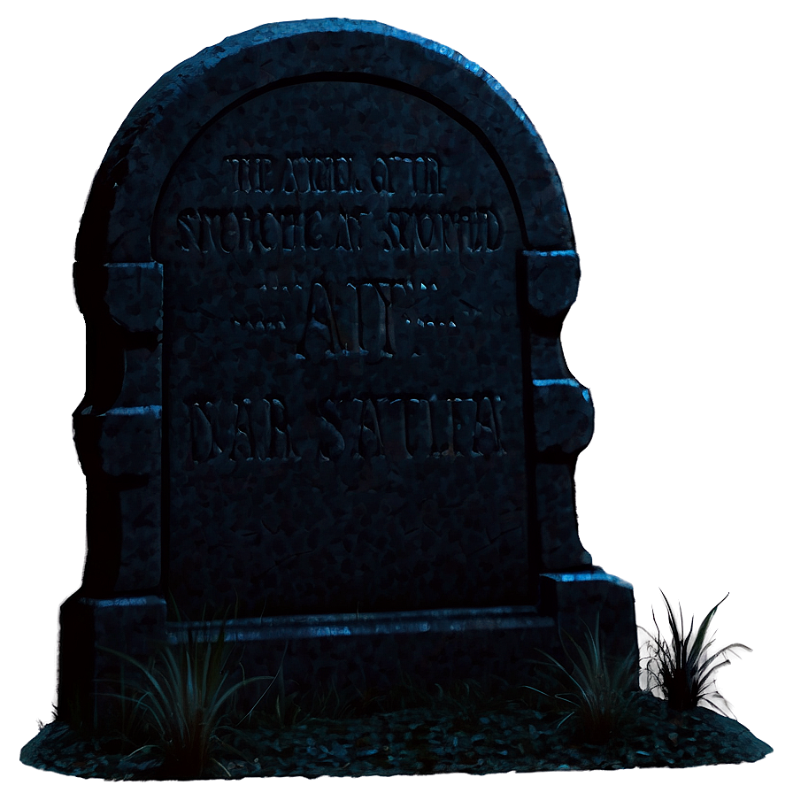 Tombstone At Night Png Chg