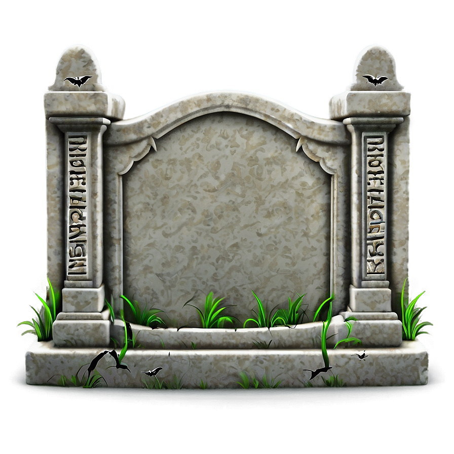 Tombstone With Bat Png Sds83